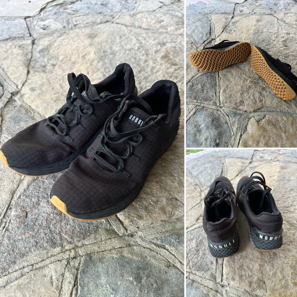 NOBULL Black and Tan Athletic Shoes